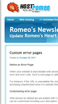 Mobile Screenshot of newsletter.hostromeo.com